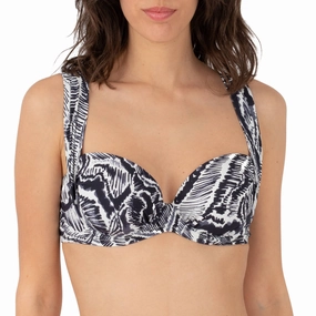 Pain De Sucre Matisse Print Wide Strap Django Bikini Top