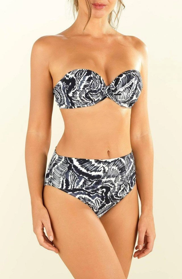 Pain De Sucre Matisse Print Wide Strap Django Bikini Top