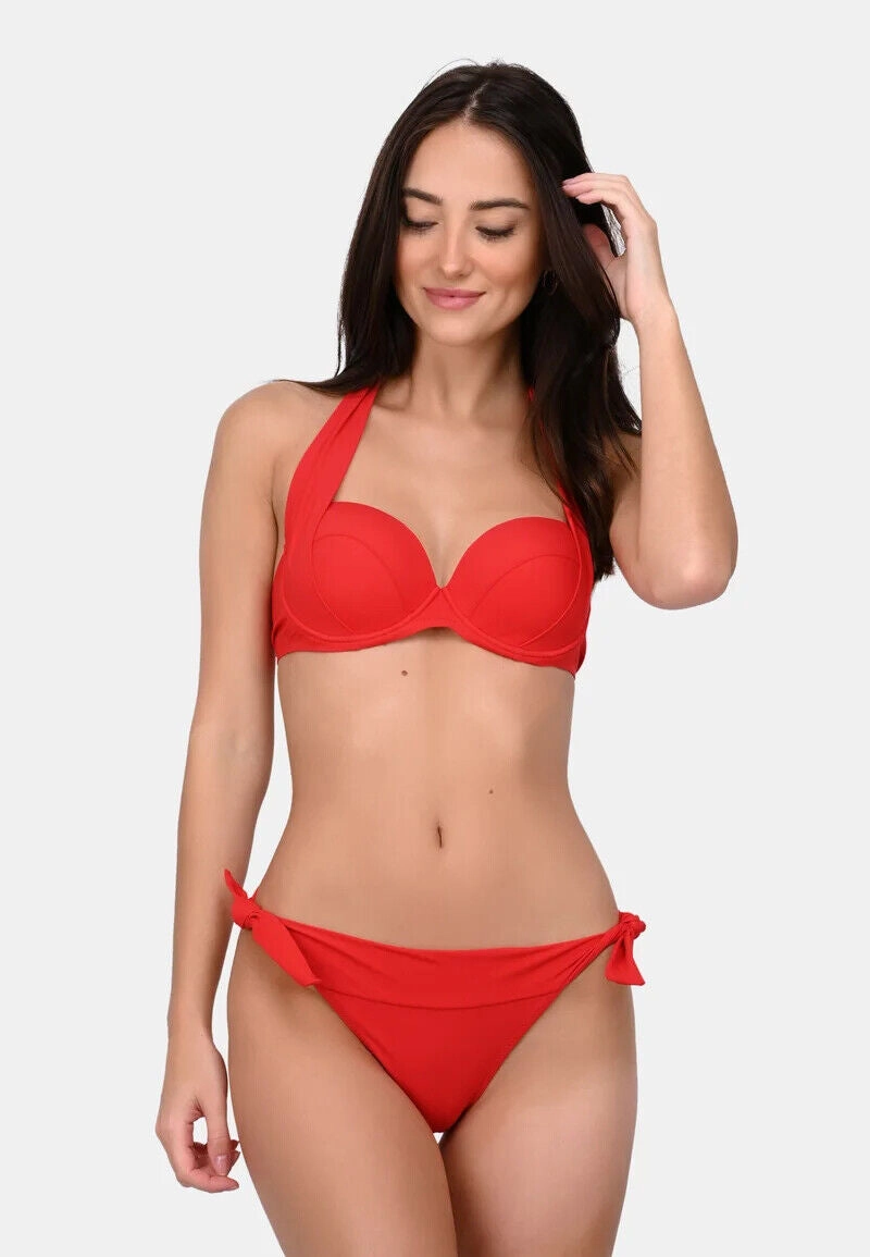 Pain De Sucre Red Bikini Top in Lisia Rouge