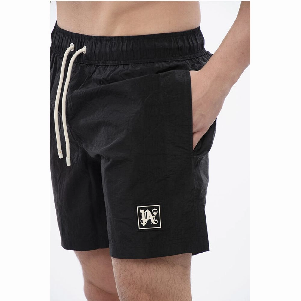 Palm Angels Drawstringed Men's Swimshorts
