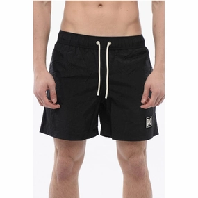 Palm Angels Drawstringed Men's Swimshorts