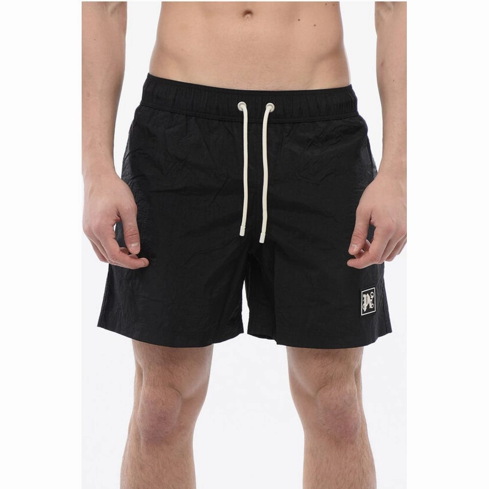 Palm Angels Drawstringed Men's Swimshorts