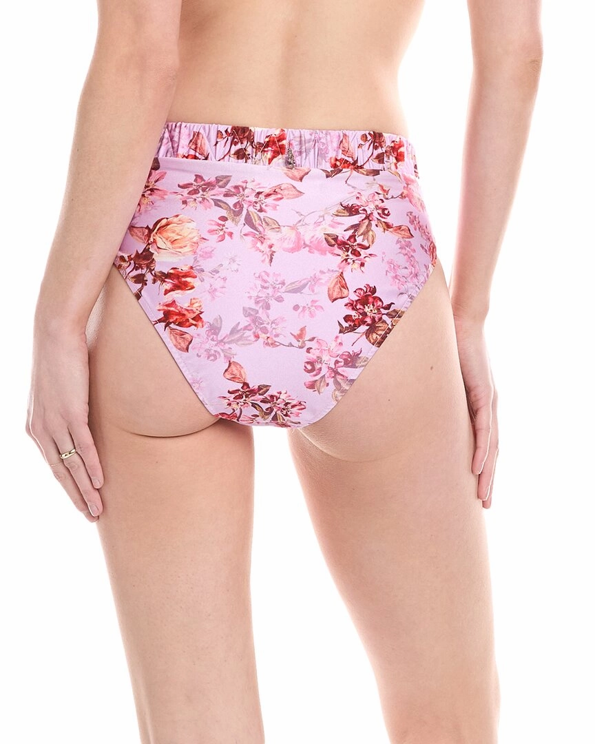 PatBO Floral Haze High-Leg Bikini Bottom