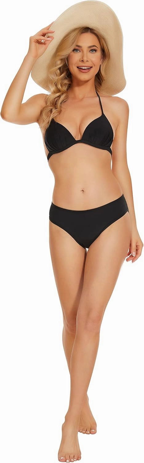 Period Swimwear Bikini Menstrual Leakproof Swim Bottoms UPF 50  Waterproof Brief Light Flow for Women Girls Teens