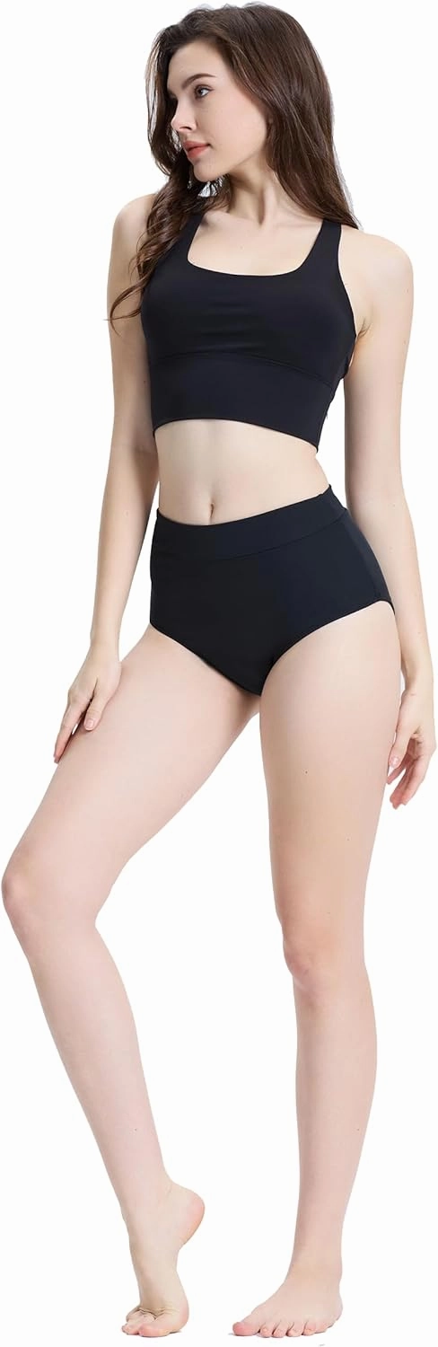 Period Swimwear Leakproof Bikini Bottoms Full Coverage Menstrual Swimsuit for Women Teens Girls