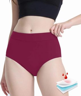 Period Swimwear Leakproof Bikini Bottoms Full Coverage Menstrual Swimsuit for Women Teens Girls