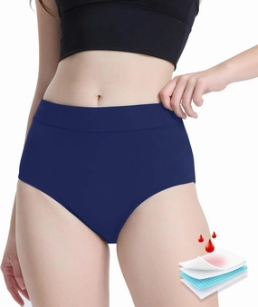 Period Swimwear Leakproof Bikini Bottoms Full Coverage Menstrual Swimsuit for Women Teens Girls