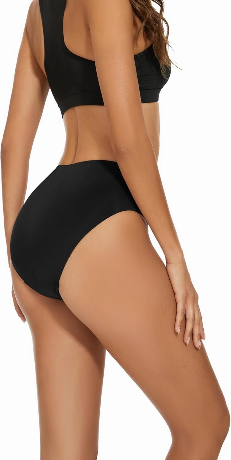 Period Swimwear Leakproof Menstrual Bikini Waterproof Bottom UPF 50  Swim Brief Light Flow - Teens Girls Women