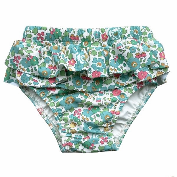 Petit Crabe Betsy D Ida Baby Swim Nappies Liberty fabric