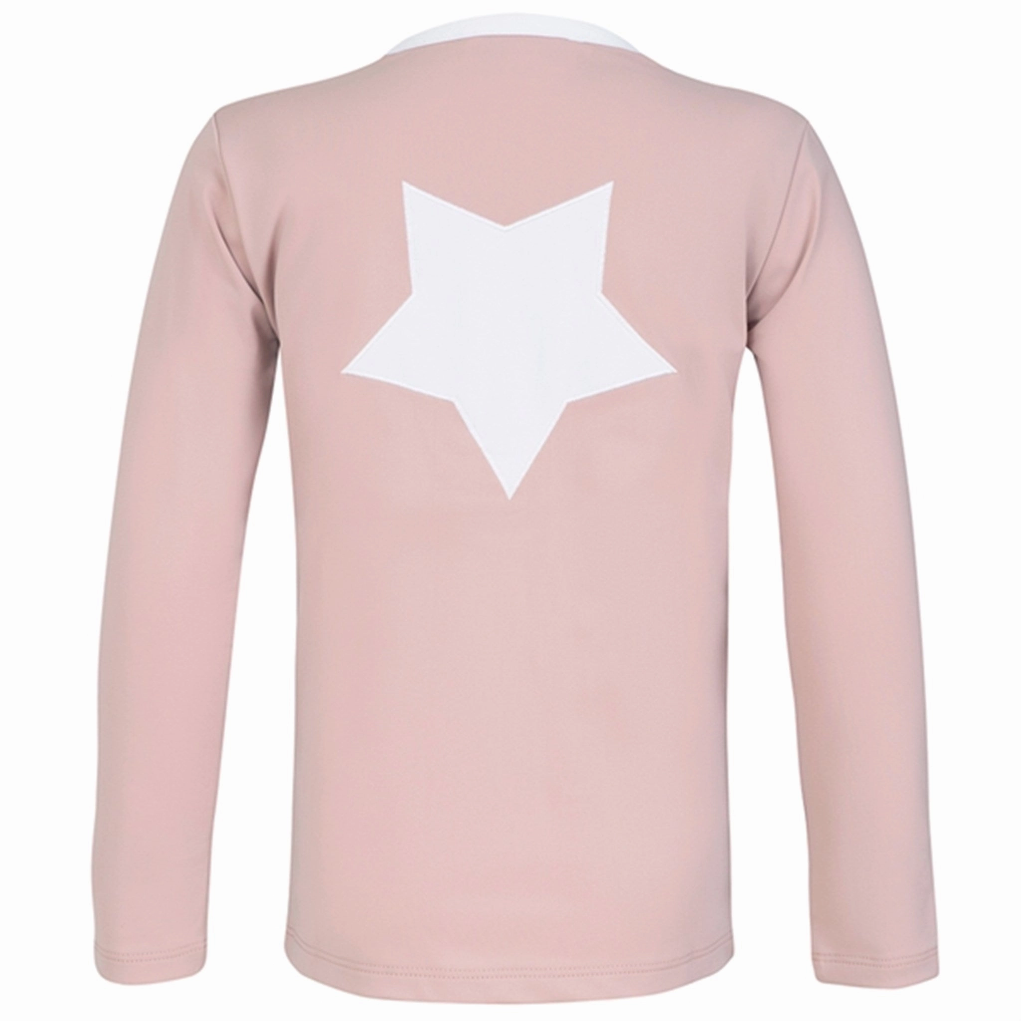 Petit Crabe Rose Nude Etoile Star UV Shirt with Zipper