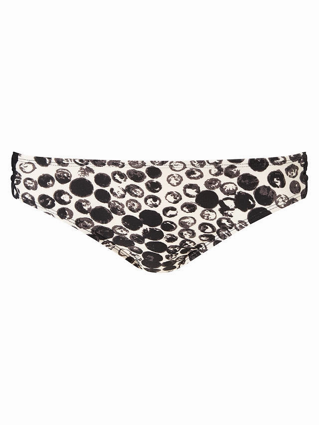 Phase Eight Abellona Spot Bikini Bottoms Black Champagne