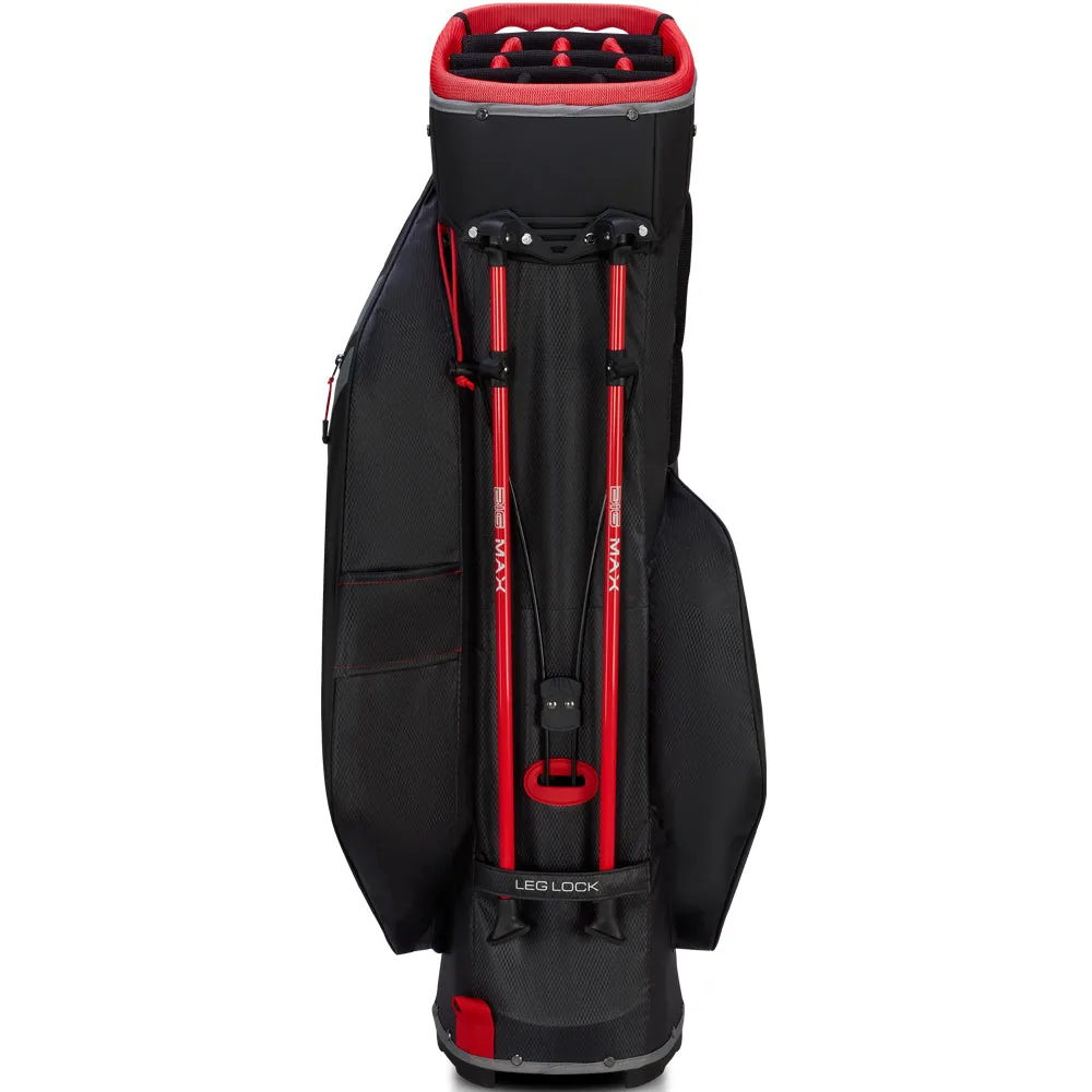 Big Max Dri Lite Hybrid Tour 2 Stand/Cart Bag - Black/Charcoal/Red, TaylorMade Stealth driver, Airline approved golf bag, Golf training aid