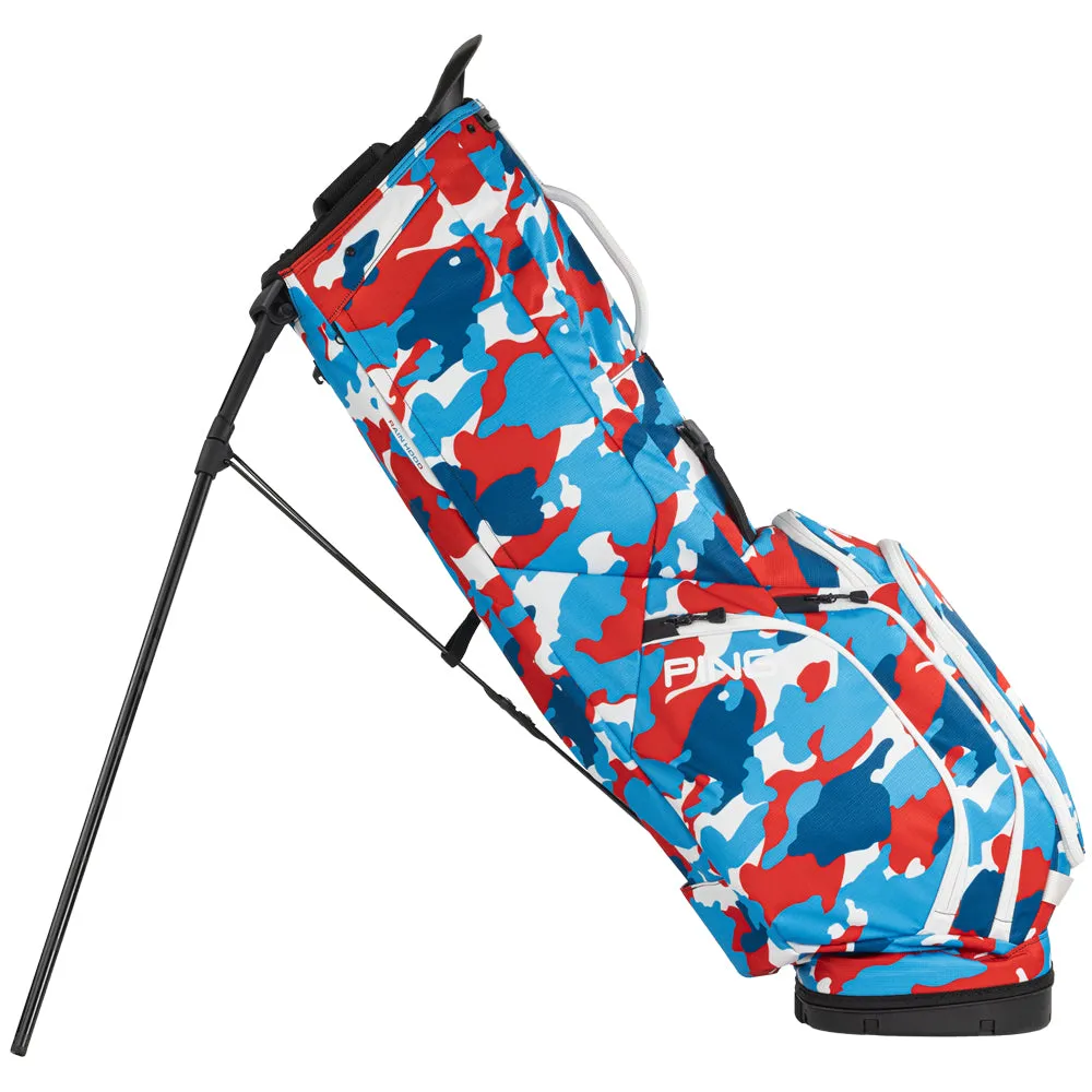 Ping Hoofer Lite 231 Stand Bag - USA Camo, Golf simulator for home, SPF 50 golf shirts, Left-handed golf clubs
