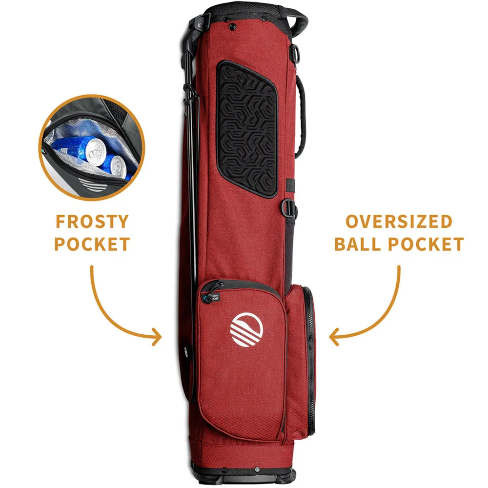 Sunday Golf El Camino Stand Bag - Ron Burgundy, Adidas golf shoes