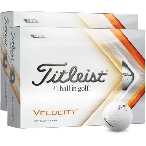 Pick of the Season Titleist Velocity Golf Balls - White - Double Dozen Worth the Hype, SPF 50 golf shirts, Golf shaft puller tool