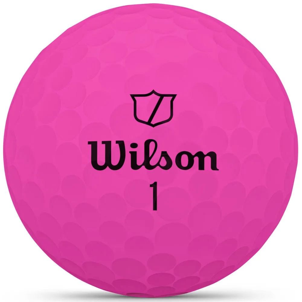 Wilson Staff Duo Soft Golf Balls - Pink - 12 Pack, Golf vest for men, Novelty golf head covers, Clearance golf clubs