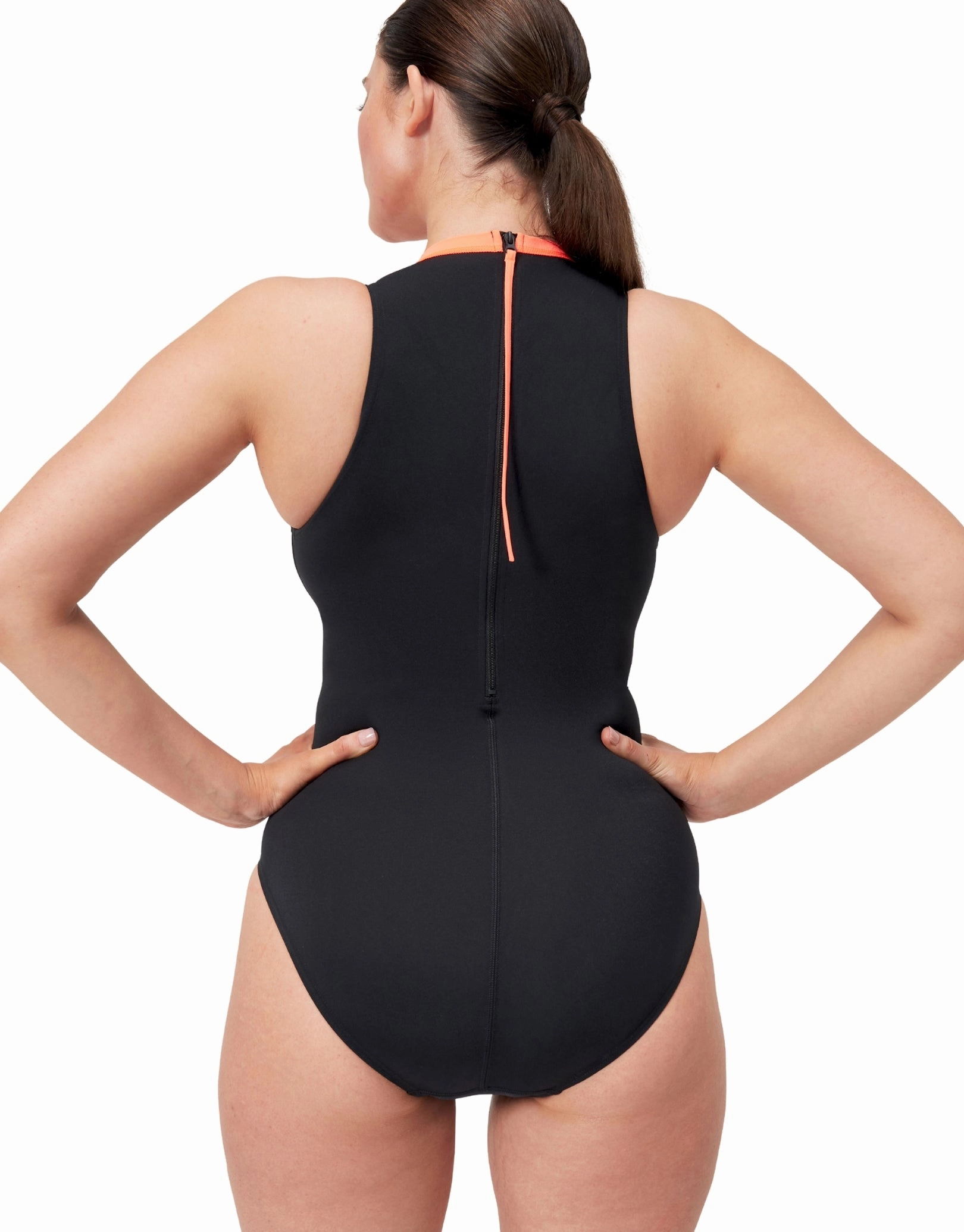 Placement Hydrasuit Swimsuit -Black/Red