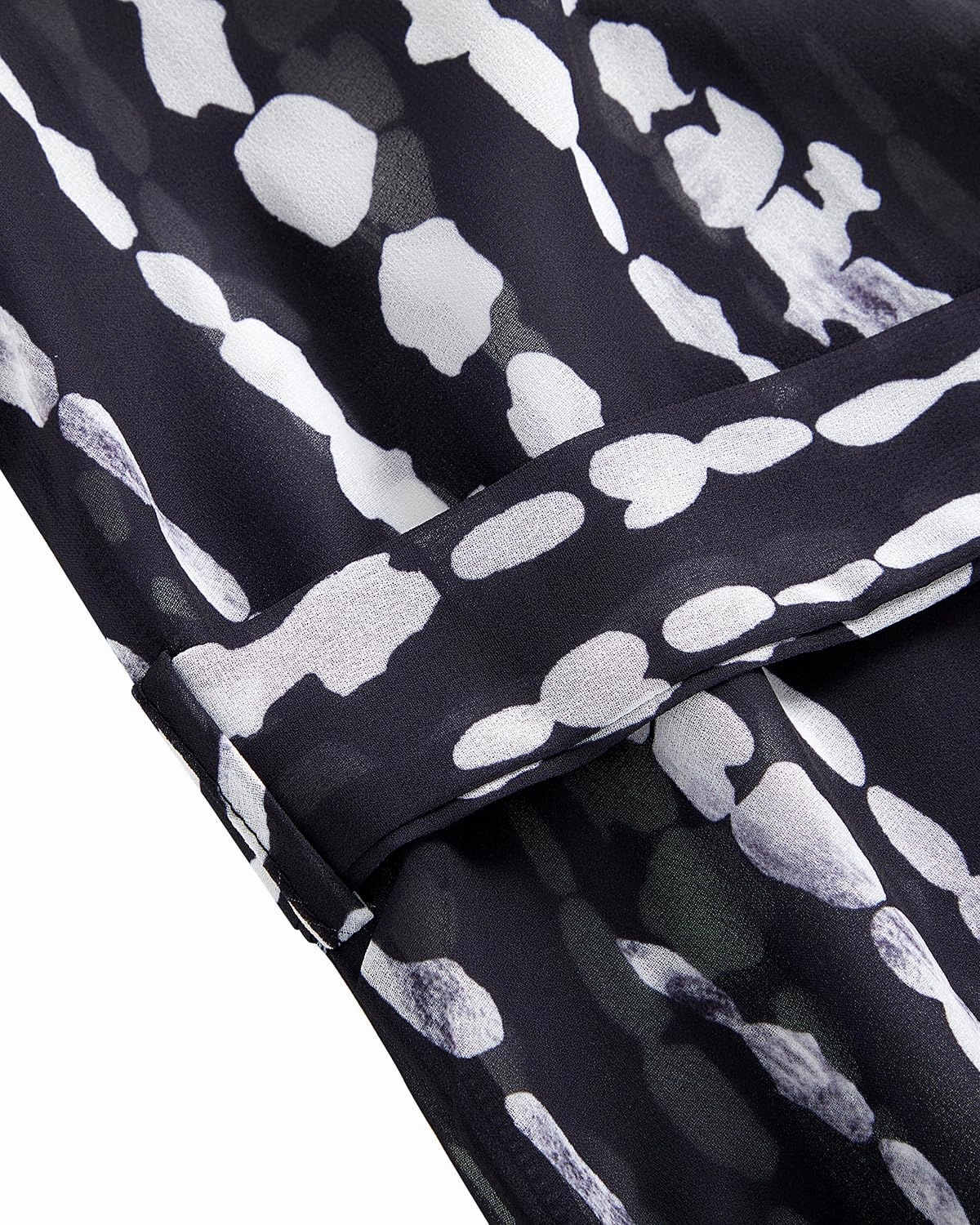 Plus Size Swimsuit Coverup Women -Long Kimono Cardigan Beach Chiffon Tie Front Cover Up