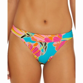 Poppy Banded Hipster Womens Printed Nylon Swim Bottom Separates