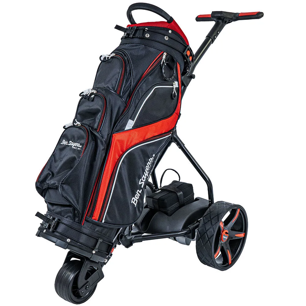 Ben Sayers Lithium Golf Trolley - Black/Red, Ping G430 hybrid, Left-handed golf putters