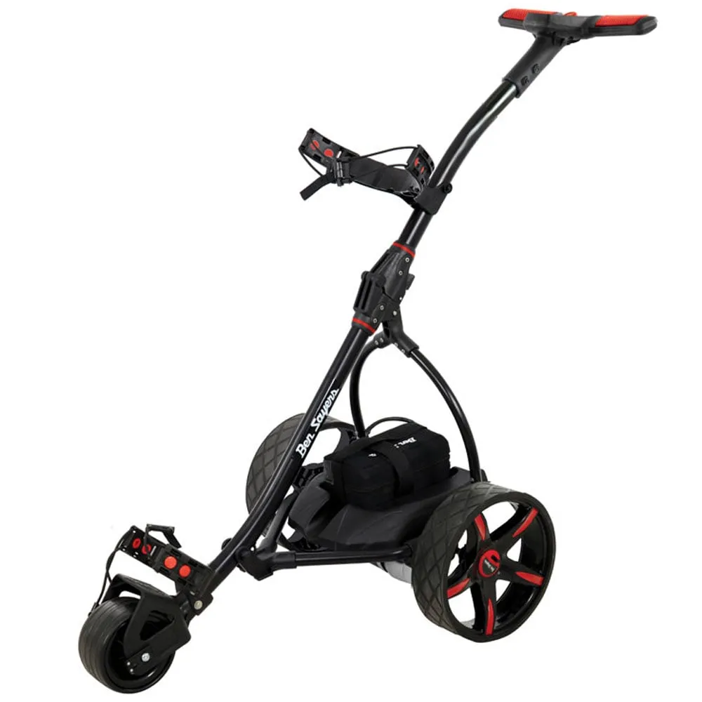 Popular Choice Ben Sayers Lithium Golf Trolley - Black/Red Simple. Smart. Powerful., Recycled golf accessories, Golf gear for seniors, Golf rangefinder