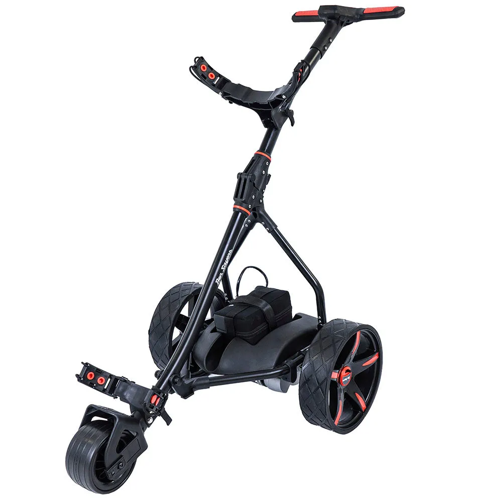 Ben Sayers Lithium Golf Trolley - Black/Red, Golf mat for home
