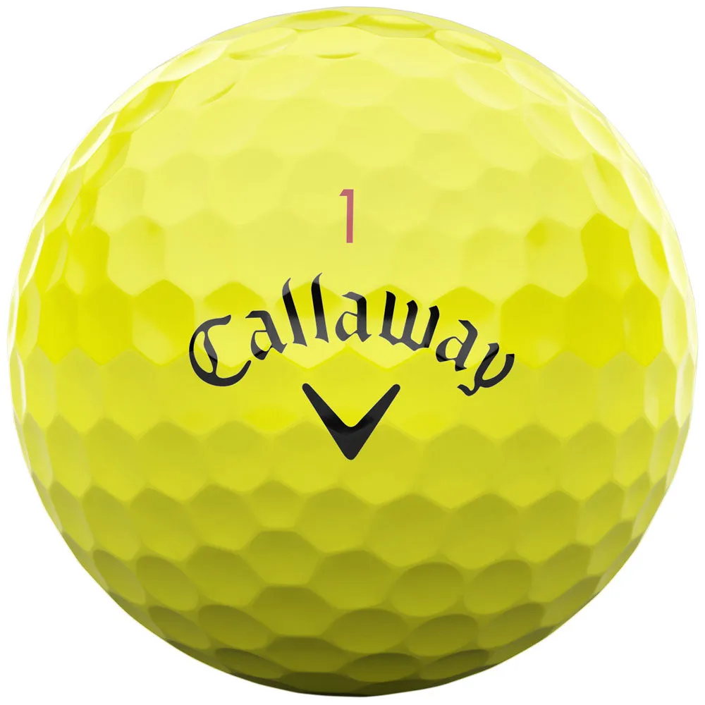Callaway Chrome Tour Golf Balls - Yellow - 12 Pack, Adidas golf shoes, Breathable golf pants, Golf travel case