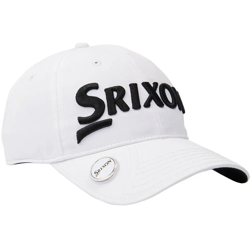 Popular Choice Srixon Ball Marker Cap - Sunny White Best-Selling, Golf belt with ball marker, Golf rain gloves, Golf divot tool