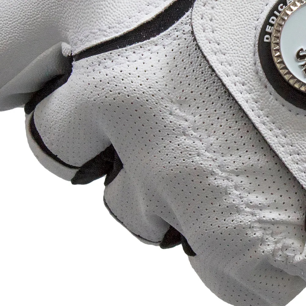 Srixon SRX All Weather Ball Marker Glove - White, Cyber Monday golf discounts, Golf ball markers
