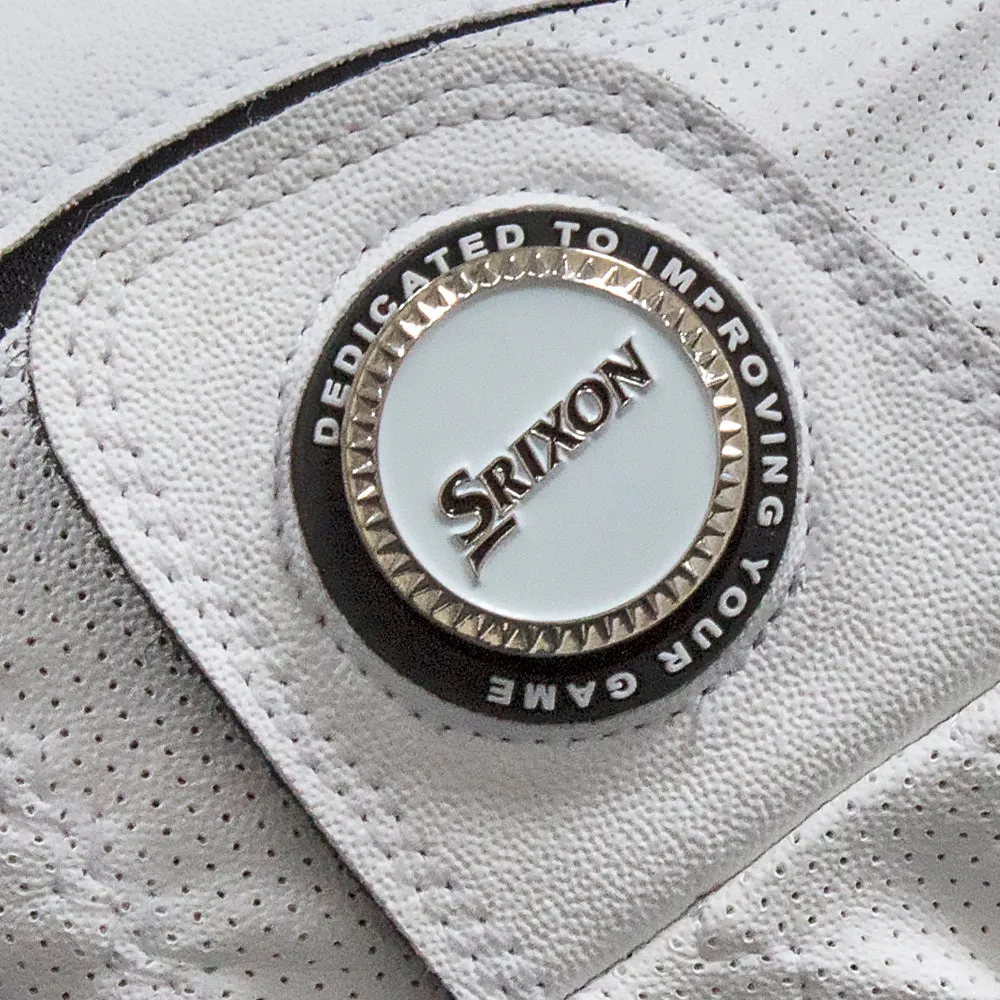 Srixon SRX All Weather Ball Marker Glove - White, Golf gear for tall men, Best waterproof golf shoes for walking, Bluetooth golf speaker