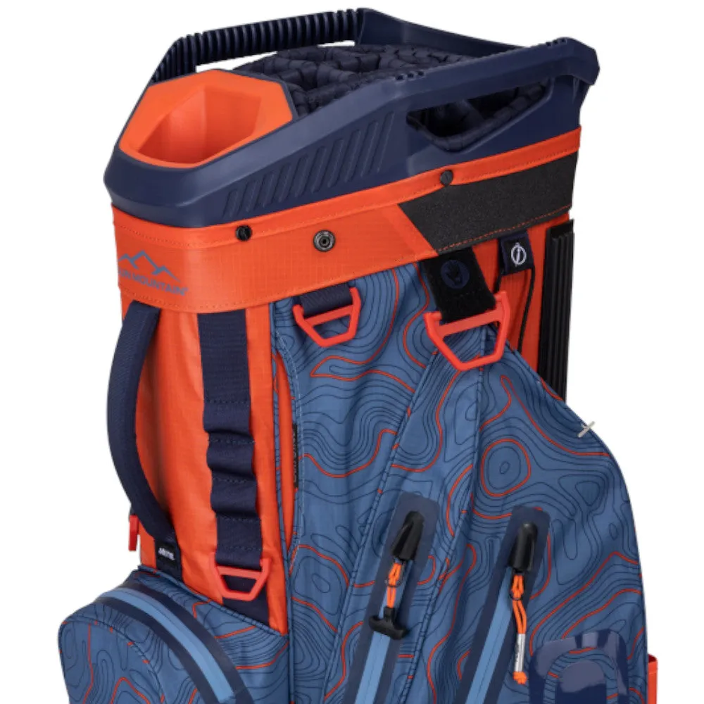 Sun Mountain H2NO Adventure Waterproof Cart Bag - Tango/Dust, Sustainable golf clothing, Recycled golf accessories, Clearance golf clubs