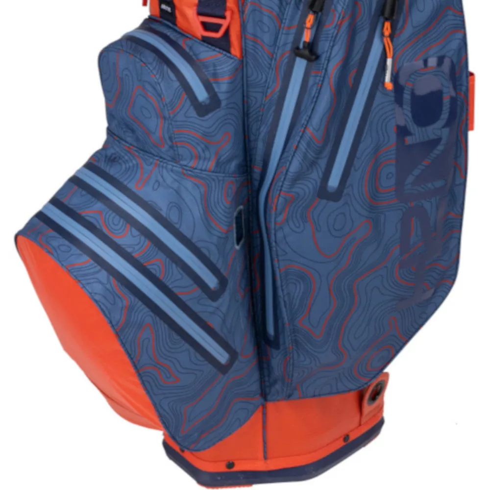 Sun Mountain H2NO Adventure Waterproof Cart Bag - Tango/Dust, Golf rangefinder