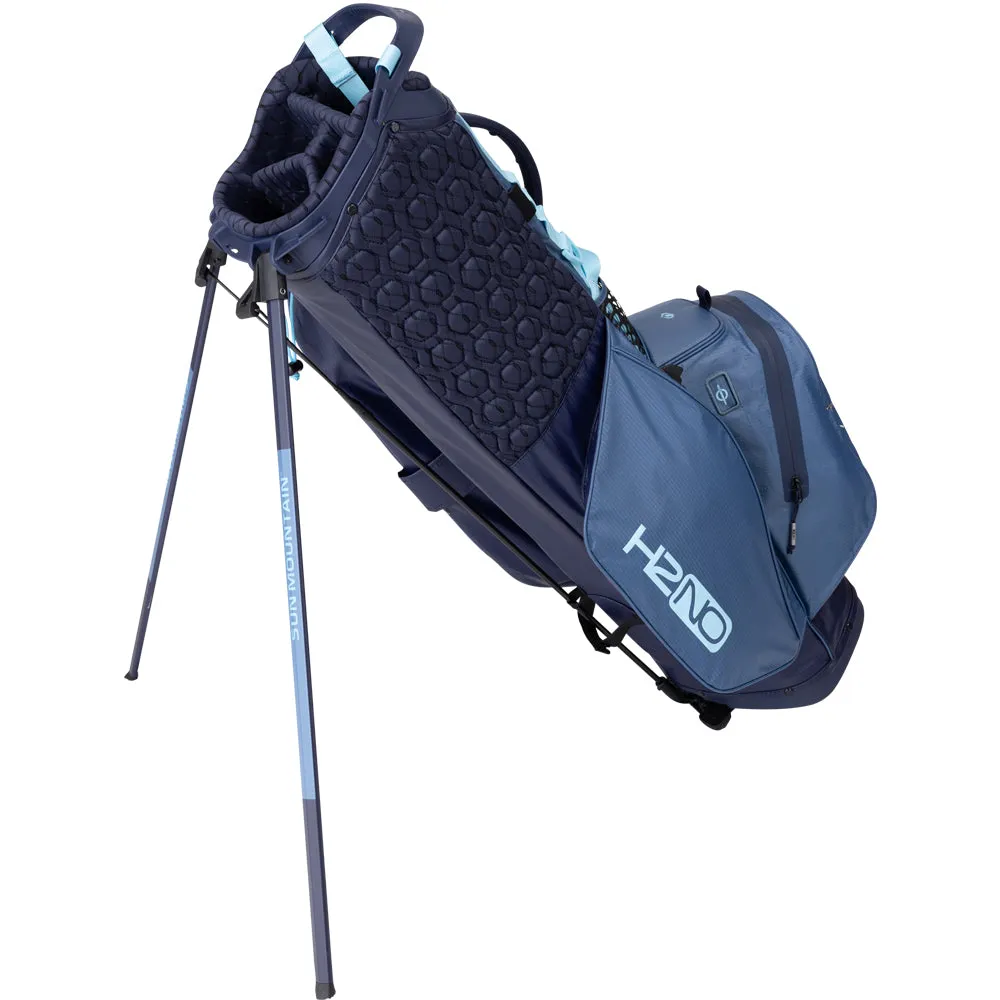 Sun Mountain H2NO Lite 4-Way Waterproof Stand Bag - Navy/Dusk/Breeze, Cobra AeroJet driver, Shot tracking golf sensor, Golf tournament prizes