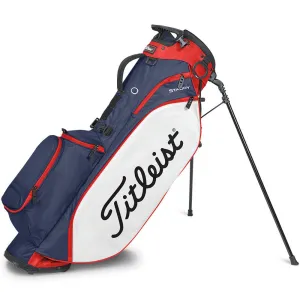 Popular Choice Titleist Players 4 StaDry Waterproof Stand Bag - Navy/White/Red Too Good to Miss, Cadet size golf gloves