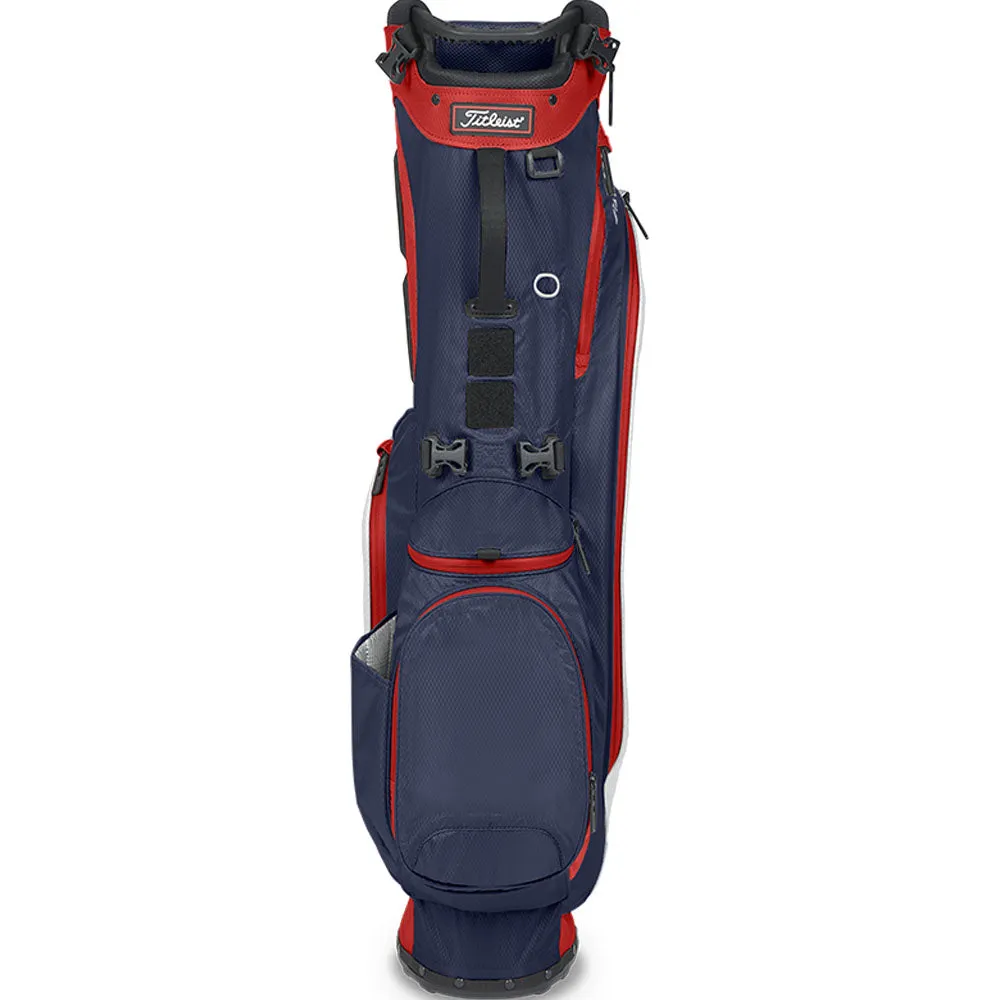 Titleist Players 4 StaDry Waterproof Stand Bag - Navy/White/Red, Golf elbow brace, Golf balls for distance, XXL golf gloves