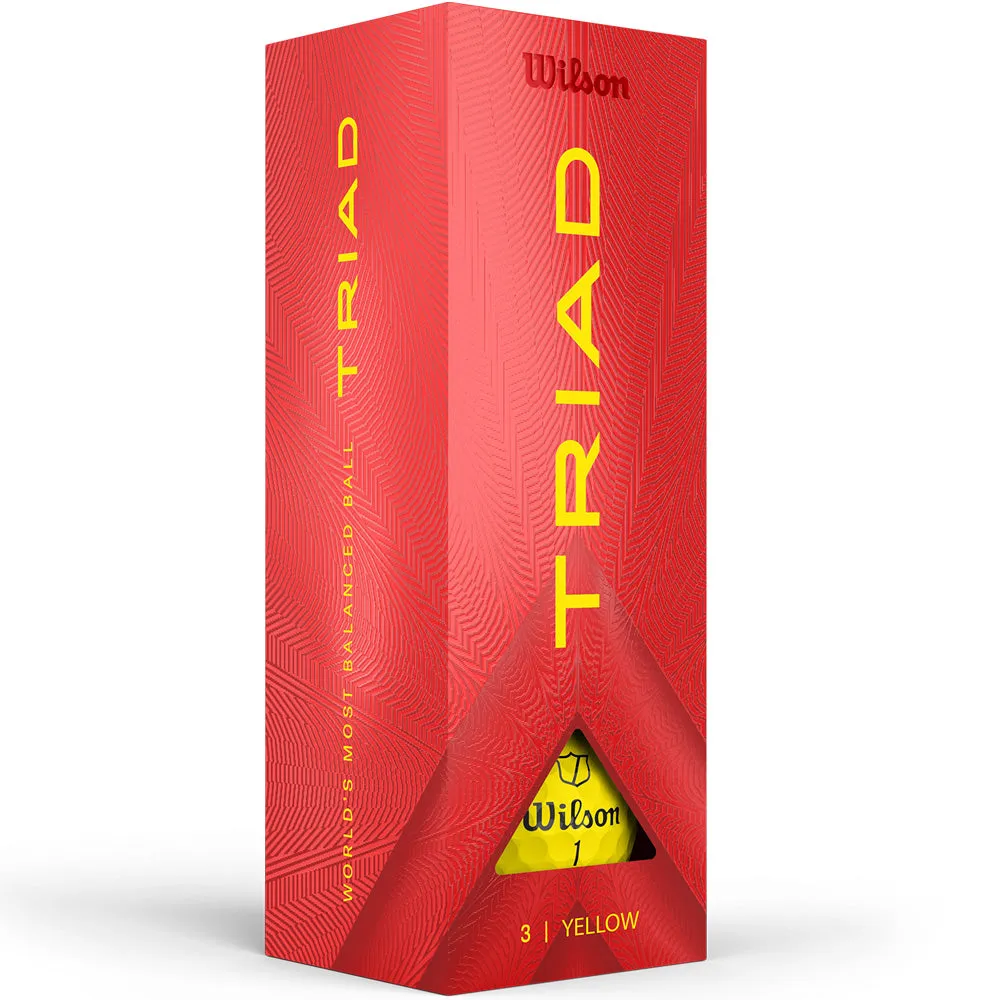 Wilson Triad Golf Balls - Yellow - 12 Pack, Golf alignment sticks, Waterproof golf shoes