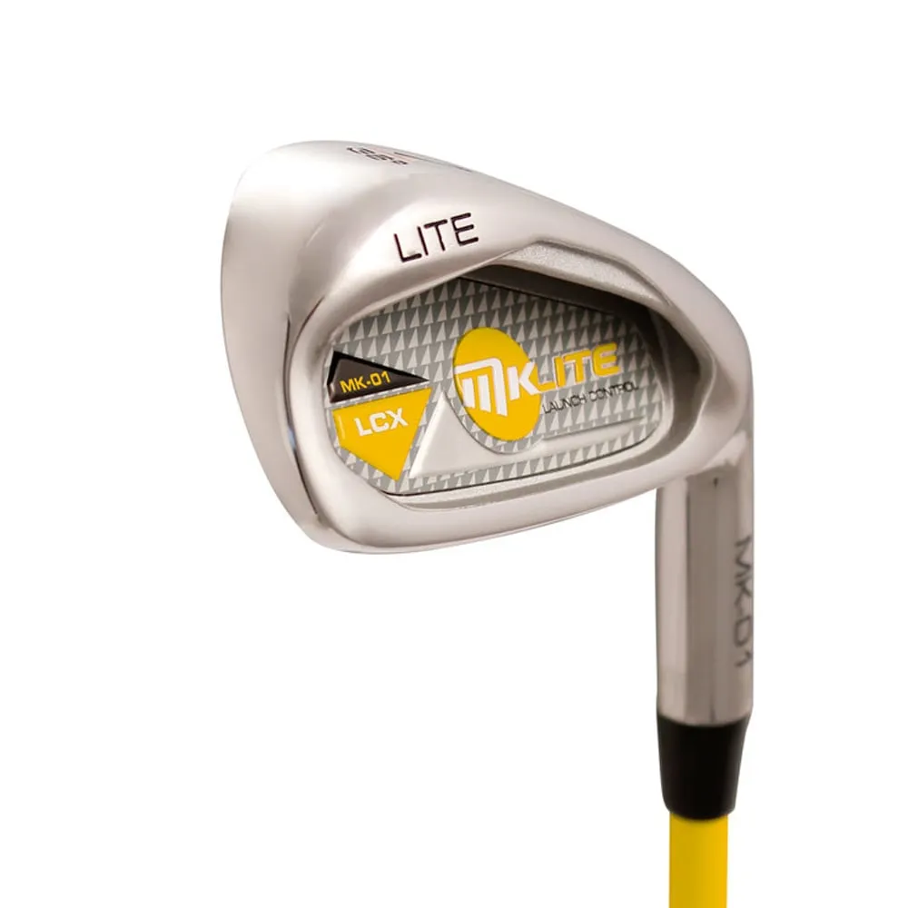 Mkids Junior Lite Half Set  - Yellow (45 Inch Tall) (Ages 5-7), Golf divot tool, MOI golf club technology, Golf cart cup holder
