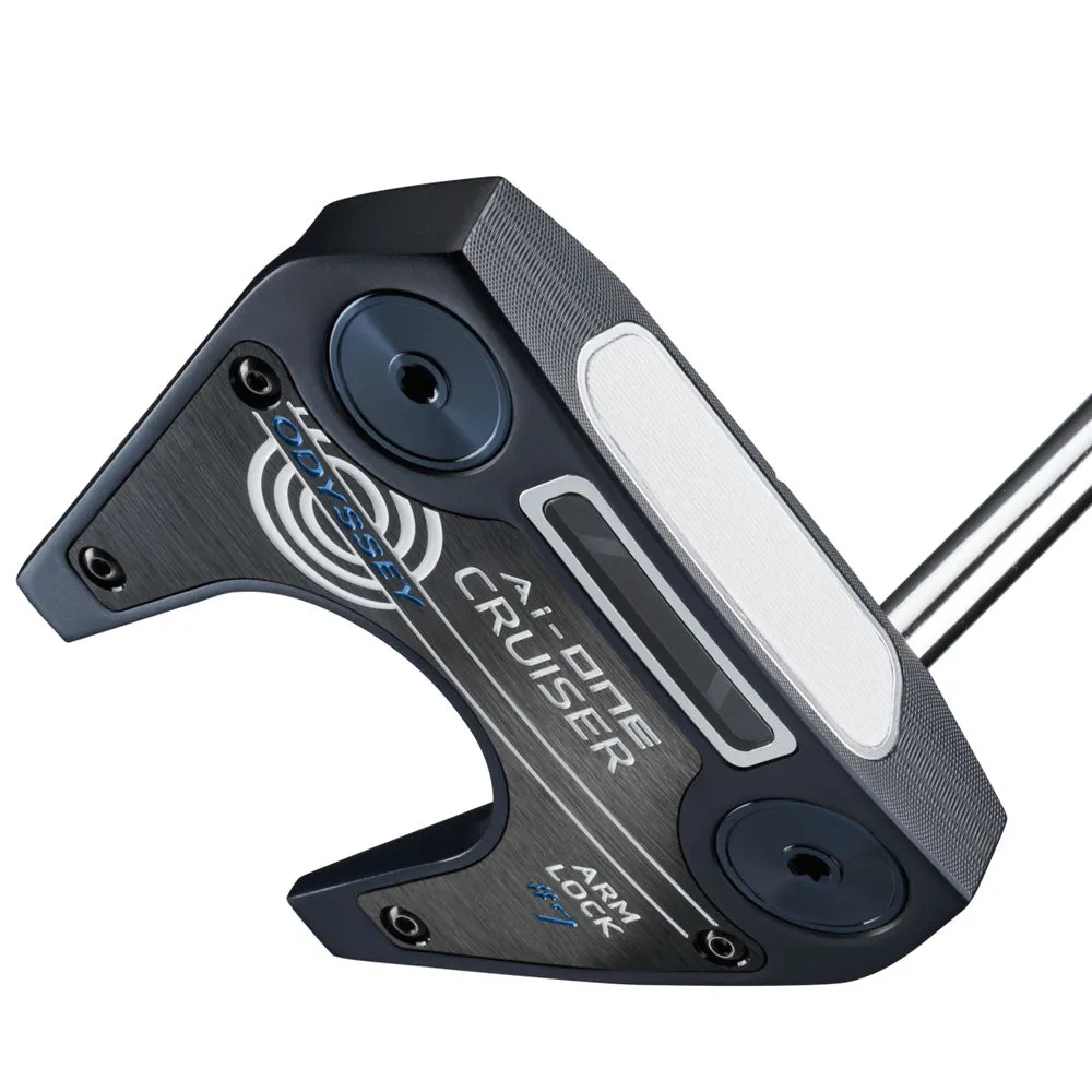 Odyssey Ai-One Cruiser Putter - #7 Arm Lock, Golf simulator for home, Golf organizer for car, Sustainable golf clothing