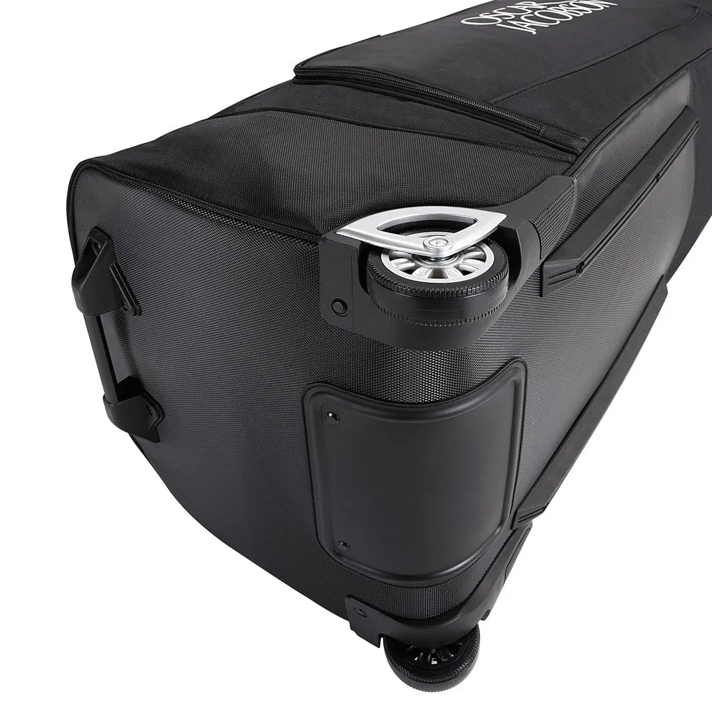Oscar Jacobson Premium Rolling Travel Cover II - Black, Top-rated golf rangefinders 2024