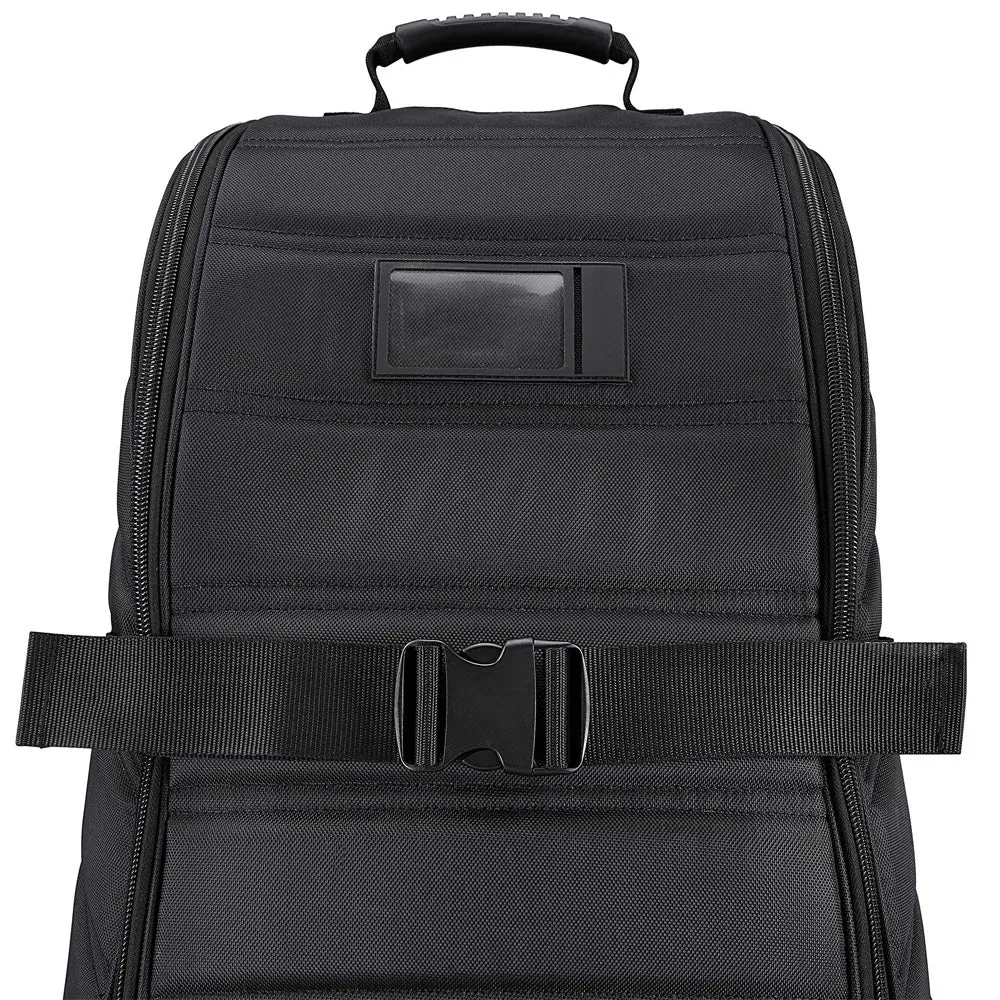 Oscar Jacobson Premium Rolling Travel Cover II - Black, Golf ball markers