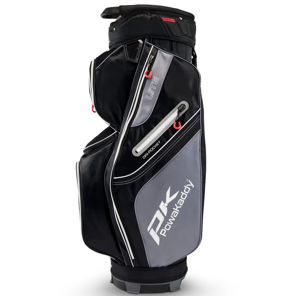 PowaKaddy LITE Cart Bag -  Black/Grey, Golf meme gifts, Golf accessories for beginners, Golf cleats replacement