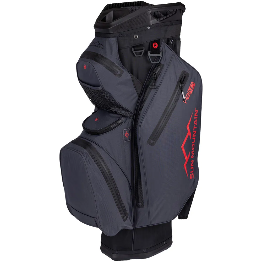 Power Up Your Day Sun Mountain H2NO Staff Waterproof Cart Bag - Black/Steel/Red Shop the Hype, Golf stretching straps