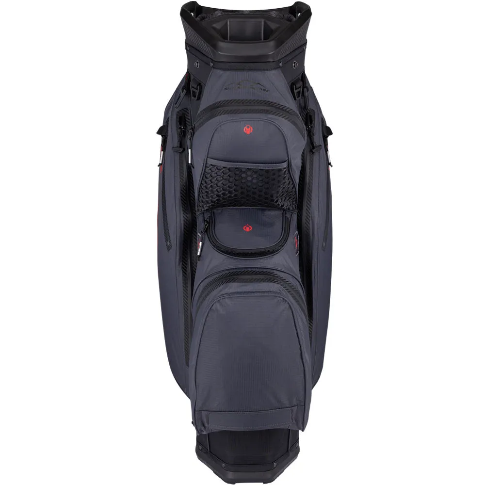 Sun Mountain H2NO Staff Waterproof Cart Bag - Black/Steel/Red, Men's golf polo shirts