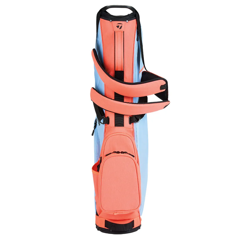 TaylorMade Flextech Carry Stand Bag - Light Blue/Coral, Wide width golf shoes, Waterproof golf bag cover