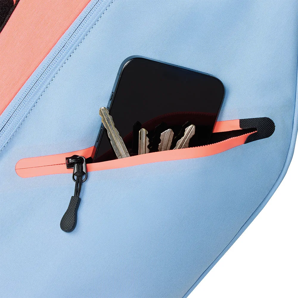 TaylorMade Flextech Carry Stand Bag - Light Blue/Coral, Golf elbow brace
