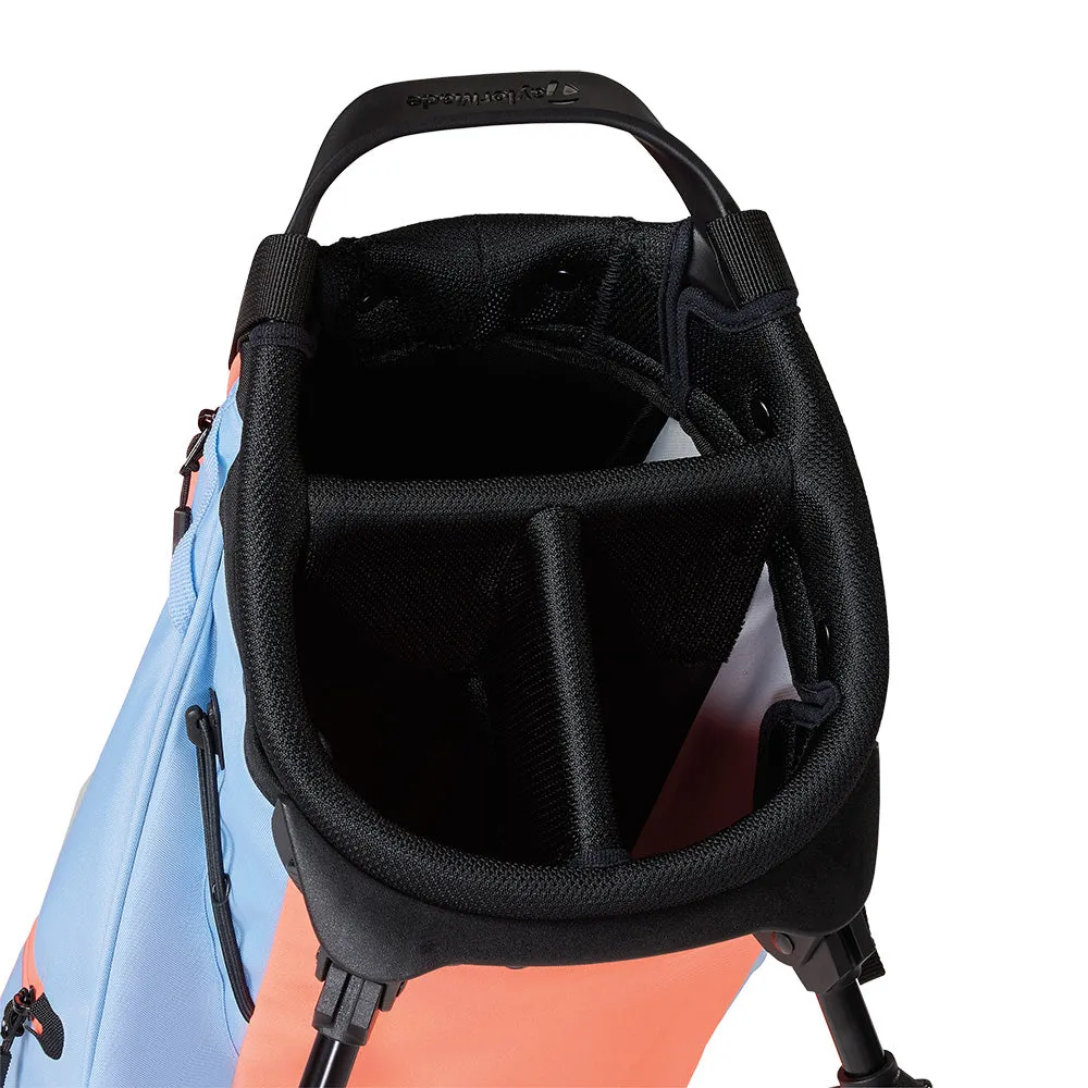 TaylorMade Flextech Carry Stand Bag - Light Blue/Coral, Backyard golf setup, Golf posture corrector