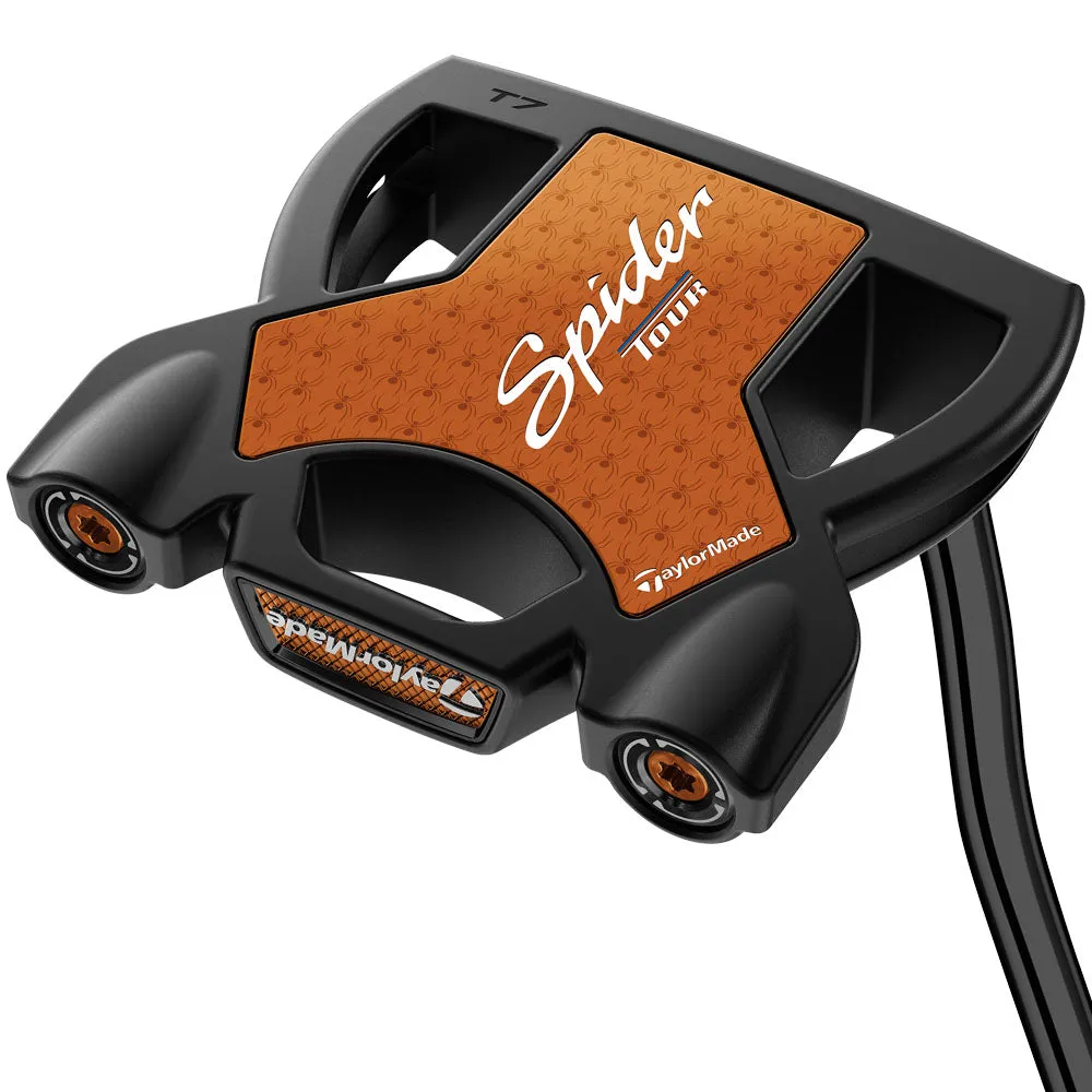 TaylorMade Spider Tour Black Counter Balance Putter - Double Bend, Backyard golf setup, Titleist Pro V1 golf balls, Golf club head covers