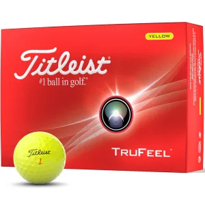 Power Up Your Day Titleist TruFeel Golf Balls - Yellow - 12 Pack Meet Your Match, Cobra AeroJet driver