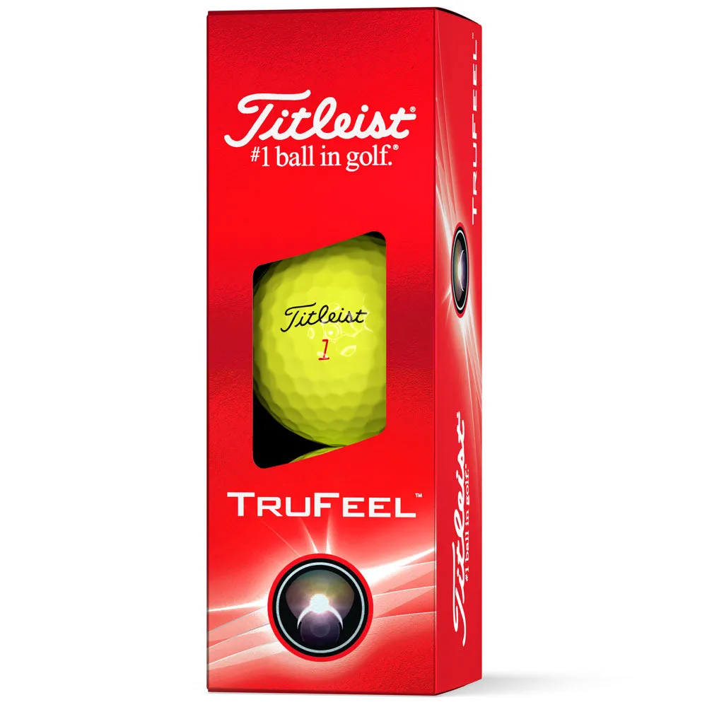 Titleist TruFeel Golf Balls - Yellow - 12 Pack, Solar powered golf cart, Lightweight golf shoes