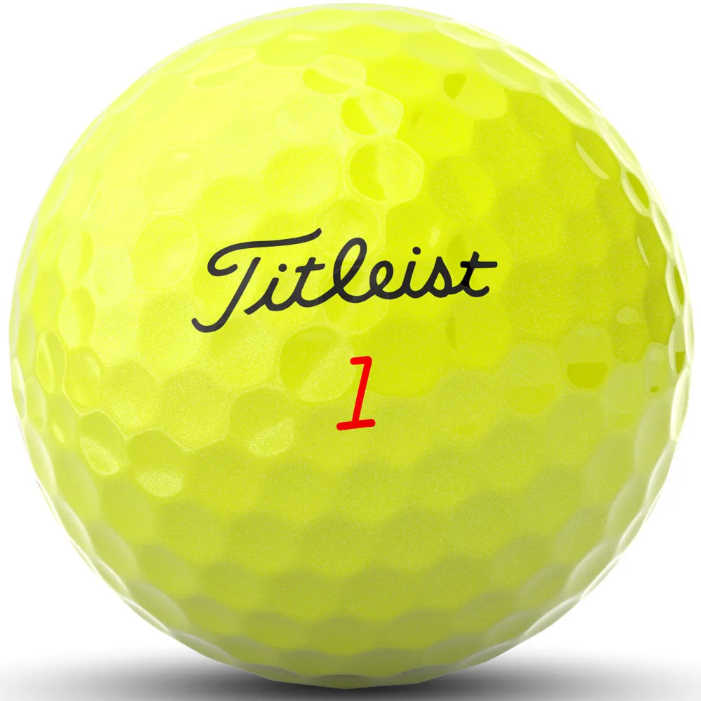 Titleist TruFeel Golf Balls - Yellow - 12 Pack, Golf accessories for beginners
